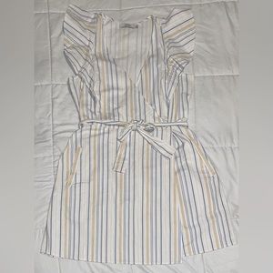 Women’s Plus Size 1X JustFab Ruffle Wrap Mini Dress